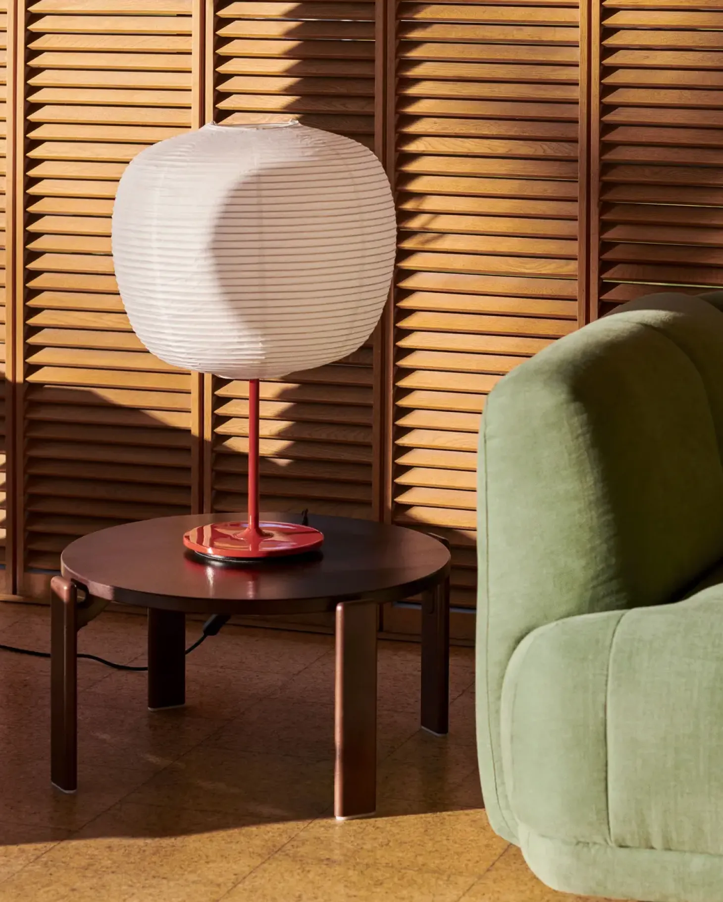 HAY - Bordlampe Base - Common - Rød - Ø22 X H39 cm