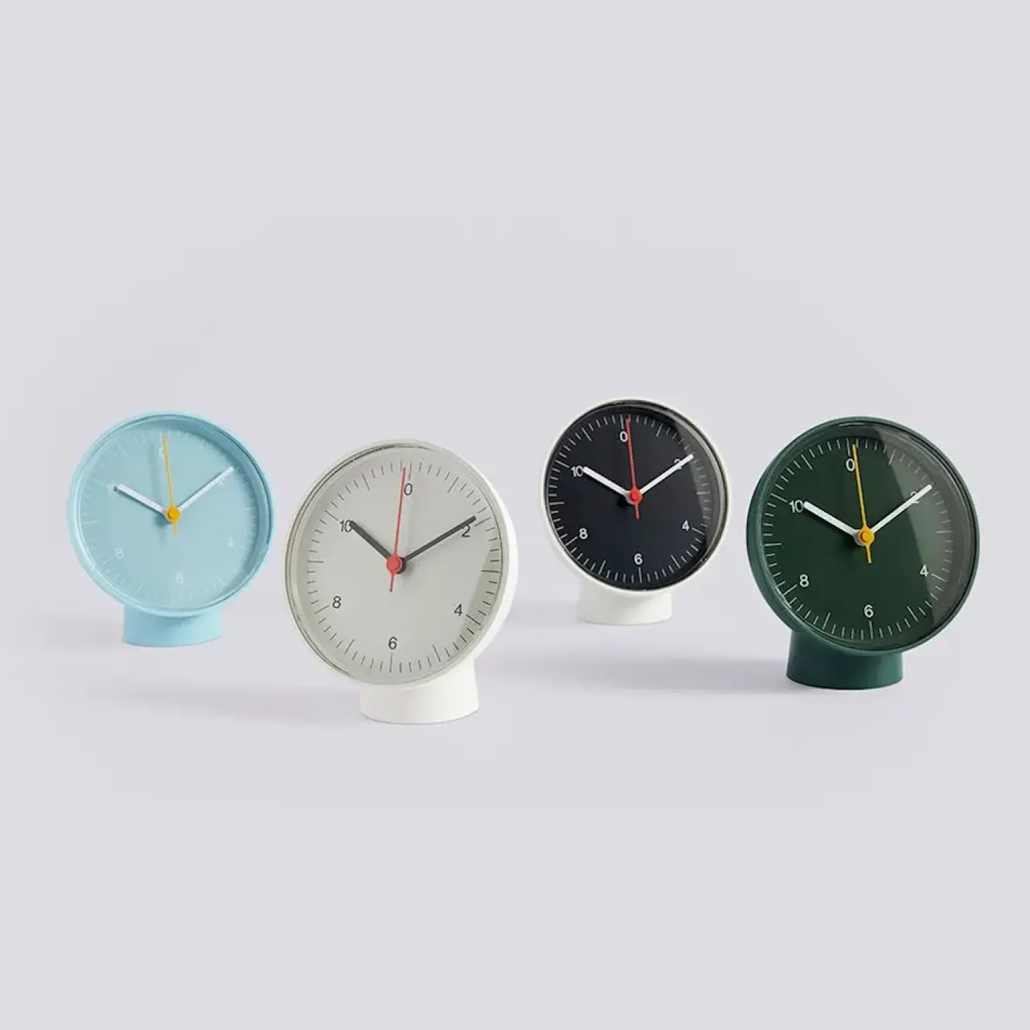 HAY - Bordur - Table Clock - Hvid - H: 14 cm