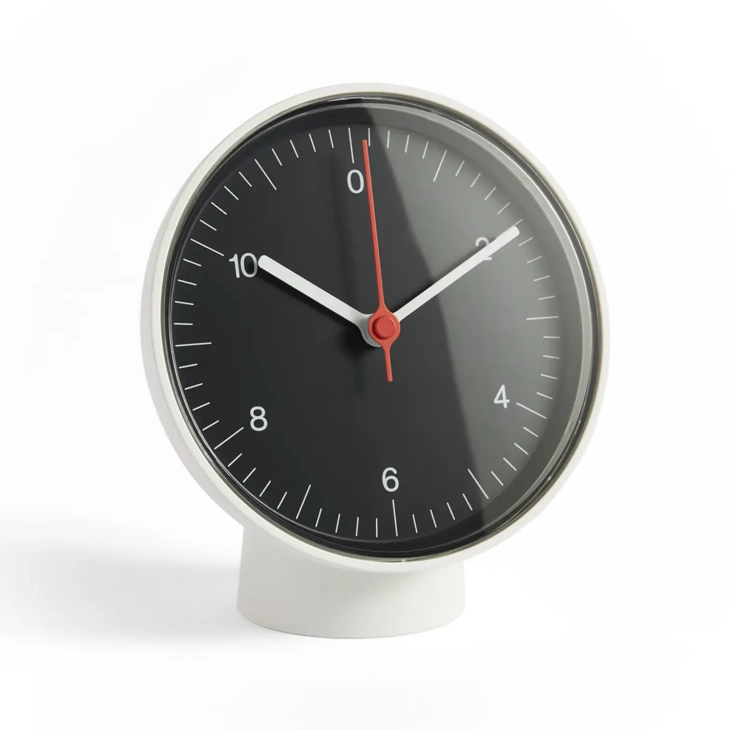 HAY - Bordur - Table Clock - Sort - H: 14 cm