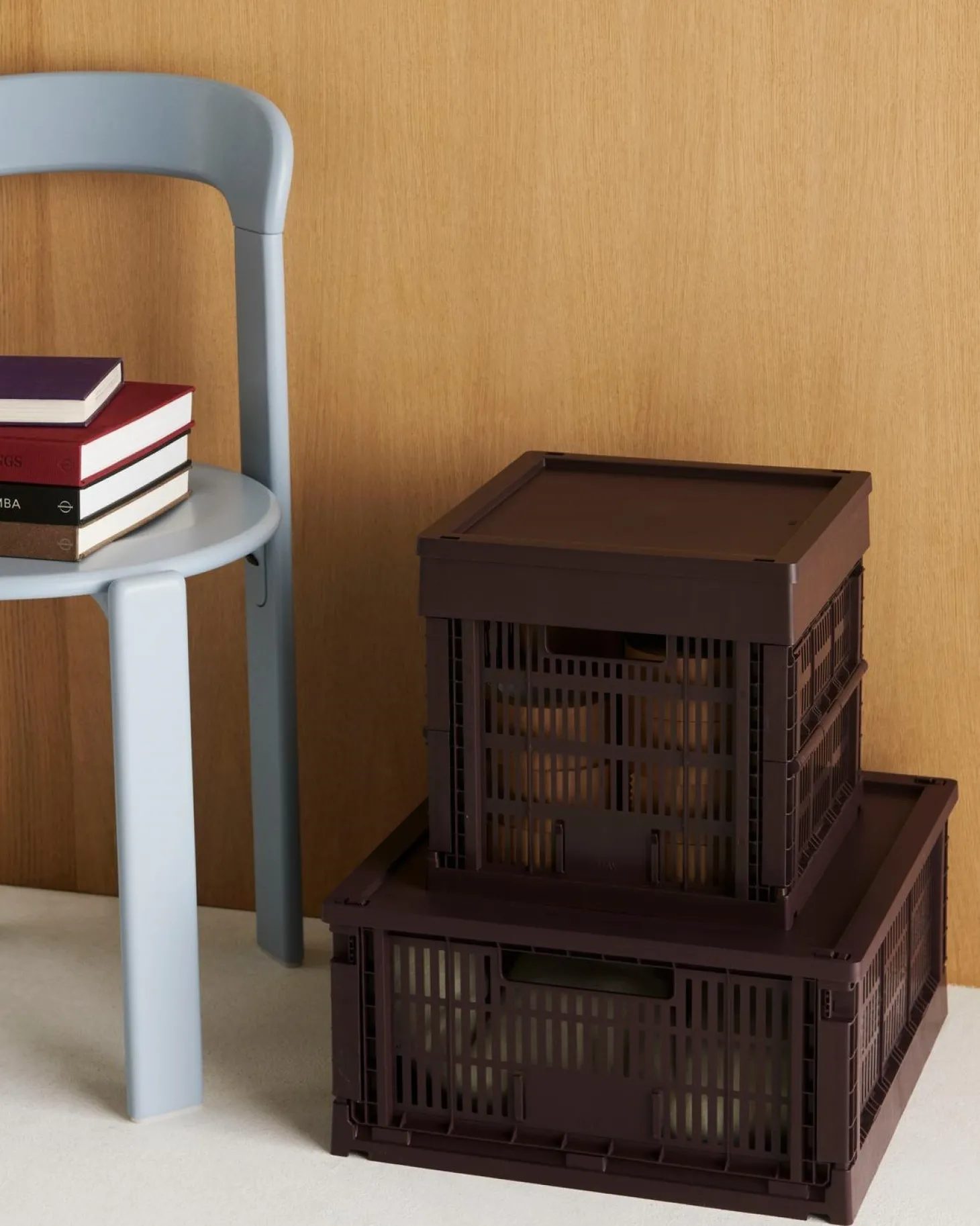 HAY Colour Crate - Cube - Bordeaux