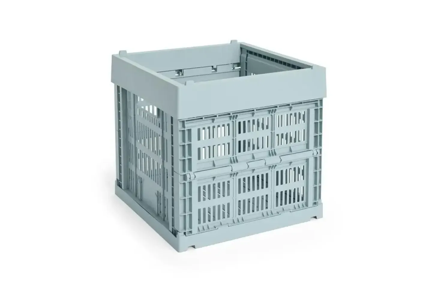 HAY Colour Crate - Cube - Dusty blue