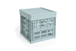 HAY Colour Crate - Cube - Dusty blue