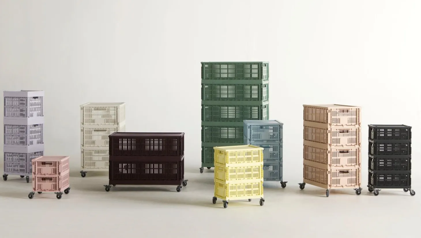 HAY Colour Crate - Cube - Powder