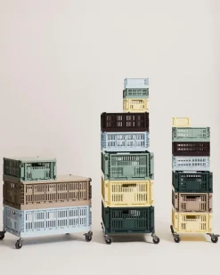 HAY Colour Crate - Cube - Sage green