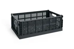 HAY Colour Crate - Large - Charcoal