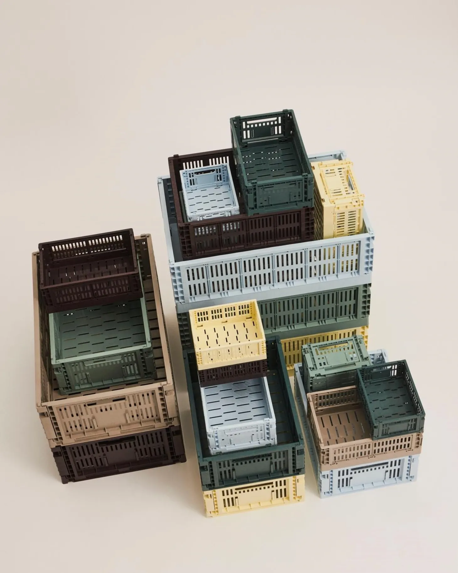 HAY Colour Crate - Large - Sage green