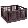 HAY Colour Crate - Large Square - Bordeaux