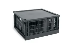 HAY Colour Crate - Large Square - Charcoal