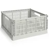 HAY Colour Crate - Large Square - Grey
