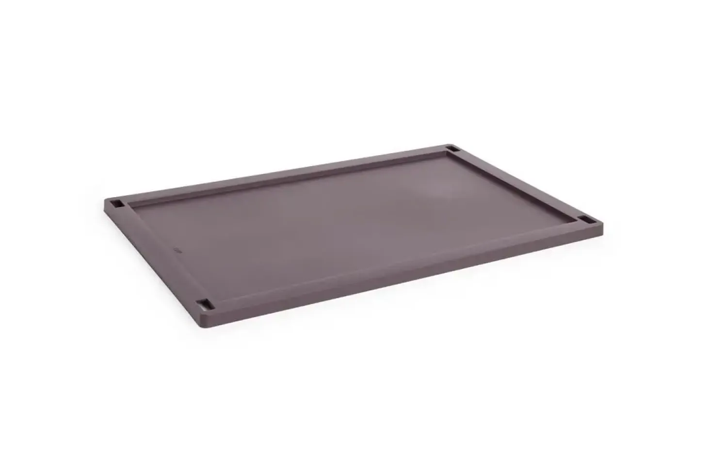HAY Colour Crate Lid Plastic - Large - Bordeaux