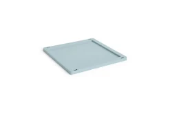 HAY Colour Crate Lid Plastic - Medium Square / Cube - Dusty blue
