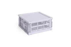 HAY Colour Crate Lid Plastic - Medium Square / Cube - Lavender