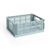 HAY Colour Crate - Medium - Dusty blue