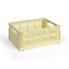 HAY Colour Crate - Medium - Light yellow