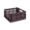 HAY Colour Crate - Medium Square - Bordeaux