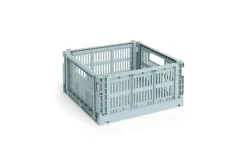 HAY Colour Crate - Medium Square - Dusty blue