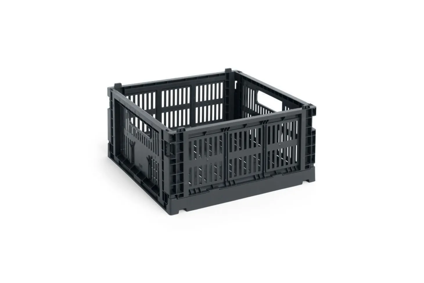 HAY Colour Crate - Medium Square - Charcoal