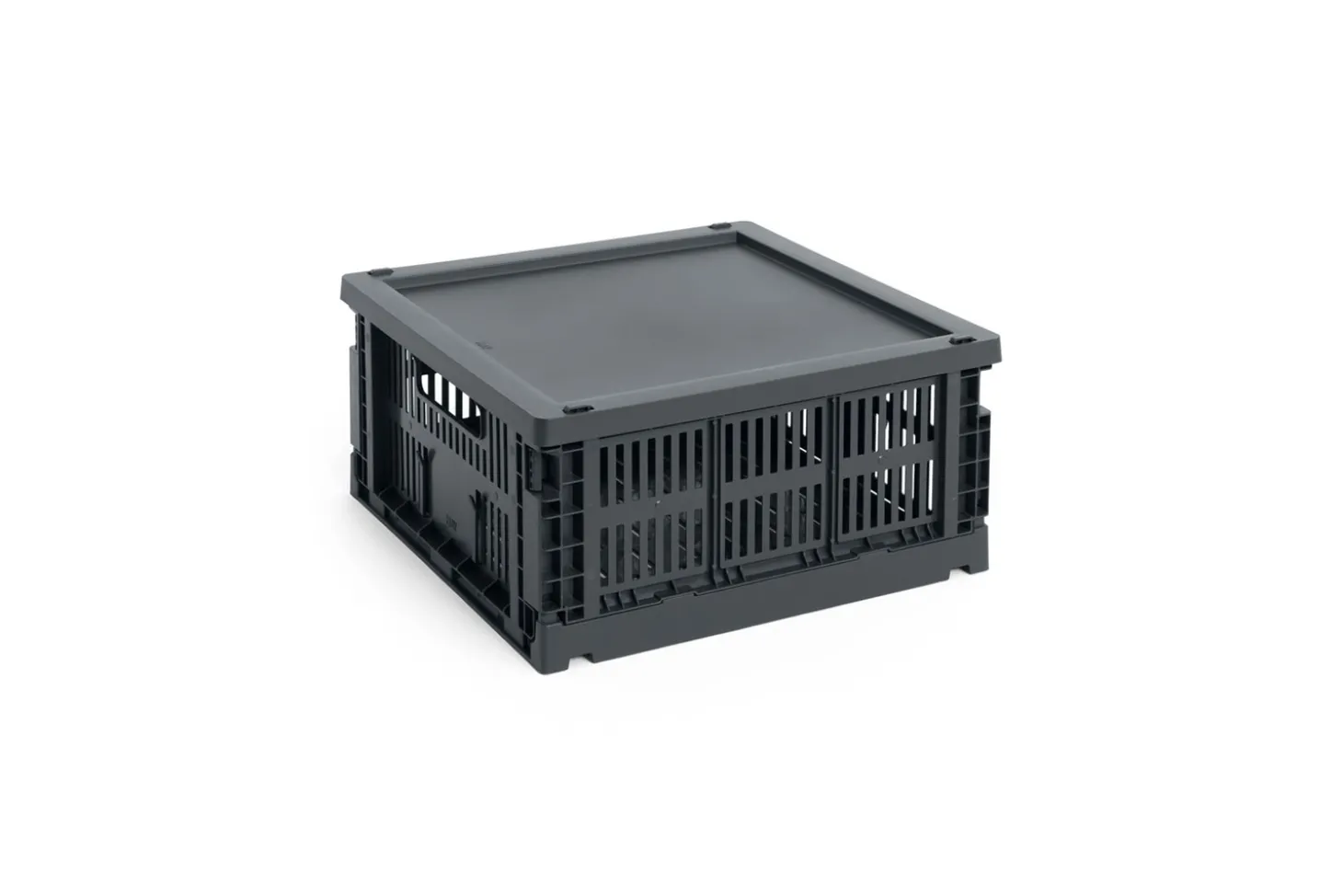 HAY Colour Crate - Medium Square - Charcoal