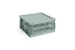 HAY Colour Crate - Medium Square - Sage green