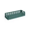 HAY Colour Crate Mini - Oblong - Dark green