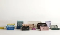 HAY Colour Crate Mini - Oblong - Dark green