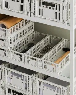 HAY Colour Crate Mini - Oblong - Grey