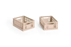 HAY Colour Crate Mini - Set of 2 - Powder