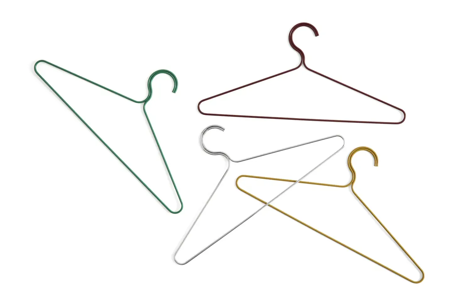 Hay - Colour Hanger - Set of 3 - Maroon Red