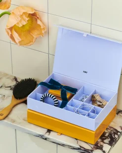 HAY - Colour Storage Jewellery Box - Smykkeskrin - Egg Yolk gul