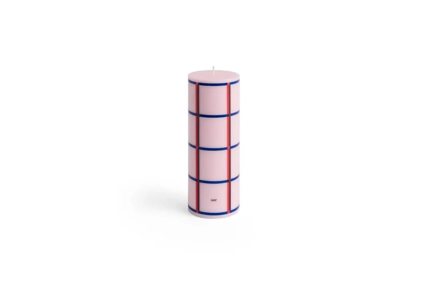 Hay - Column Candle - Light pink, red, bordeaux and dark blue