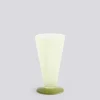 Hay - Conical Vase - Small - Lys grøn/mørk lime