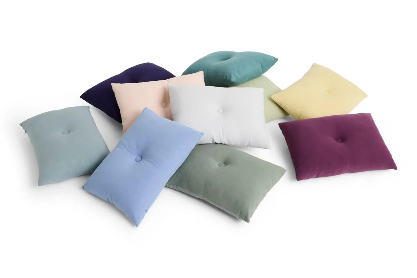 Hay - Dot Cushion - Linen - Pistachio green