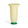 Hay - Empire Vase - Large - Lemon & Green - Sand with lemon rim, green base - 829
