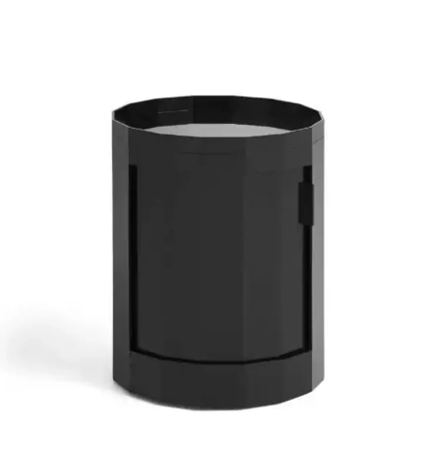 Hay - Facet Cabinet - Low - Anthracite - Sidebord med hjul - H49 cm