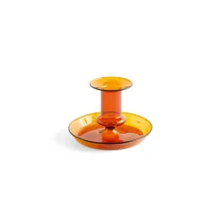 Hay - Flare lysestage - Amber - H 7,5 cm