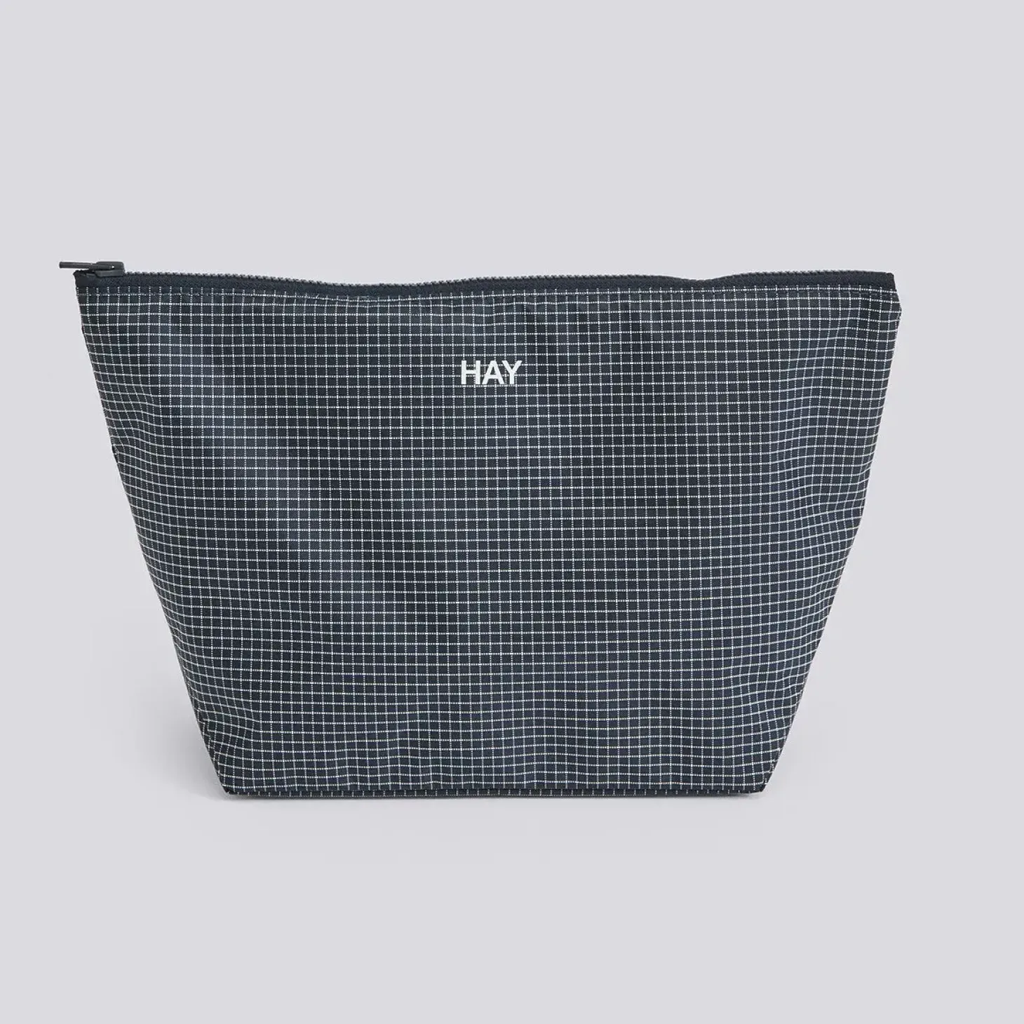 Hay - Grid Pouch - Medium - Mørkeblå