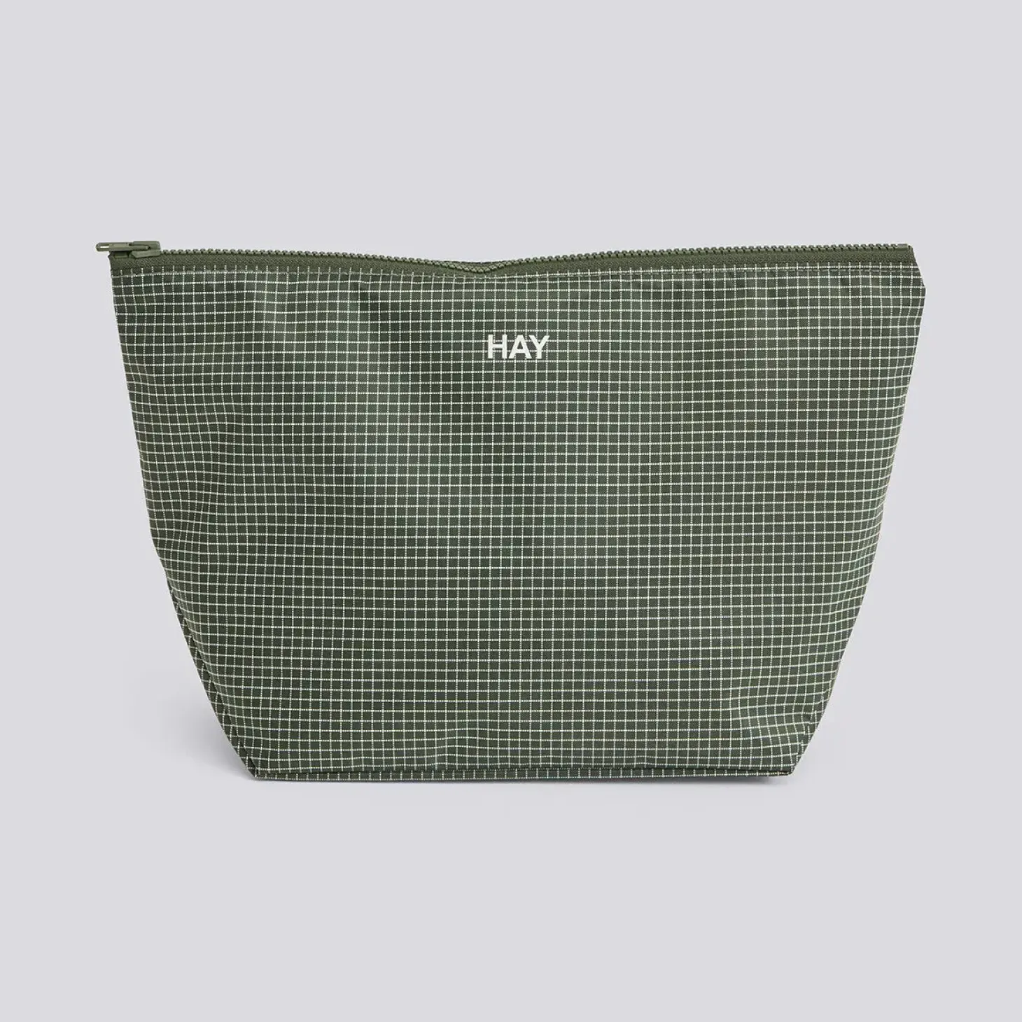 Hay - Grid Pouch - Medium - Mørkegrøn