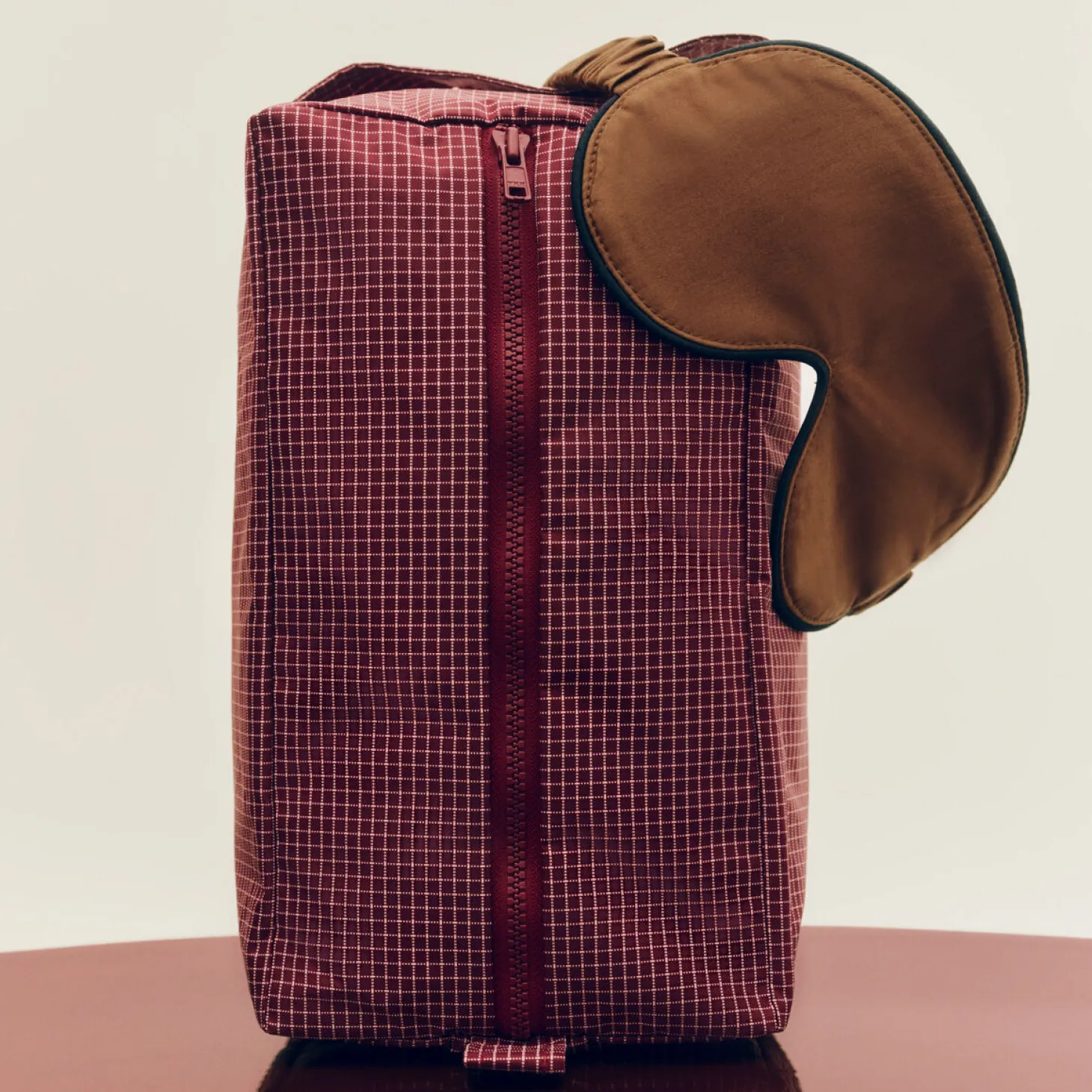 Hay - Grid Wash Bag - Medium - Mørk blå