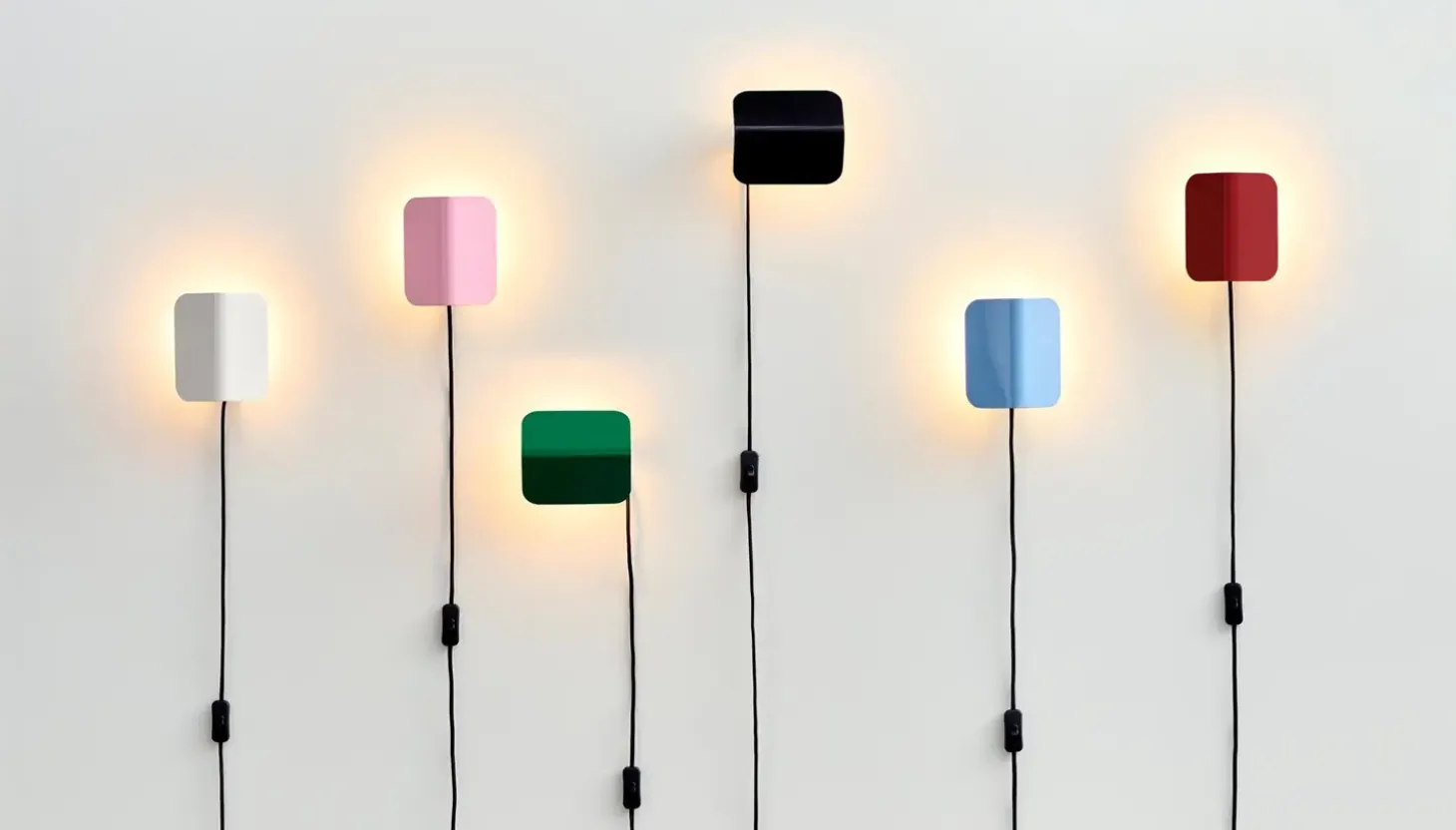 HAY - Lampe - Apex Væg Lampe - Pastel Blue - Blå