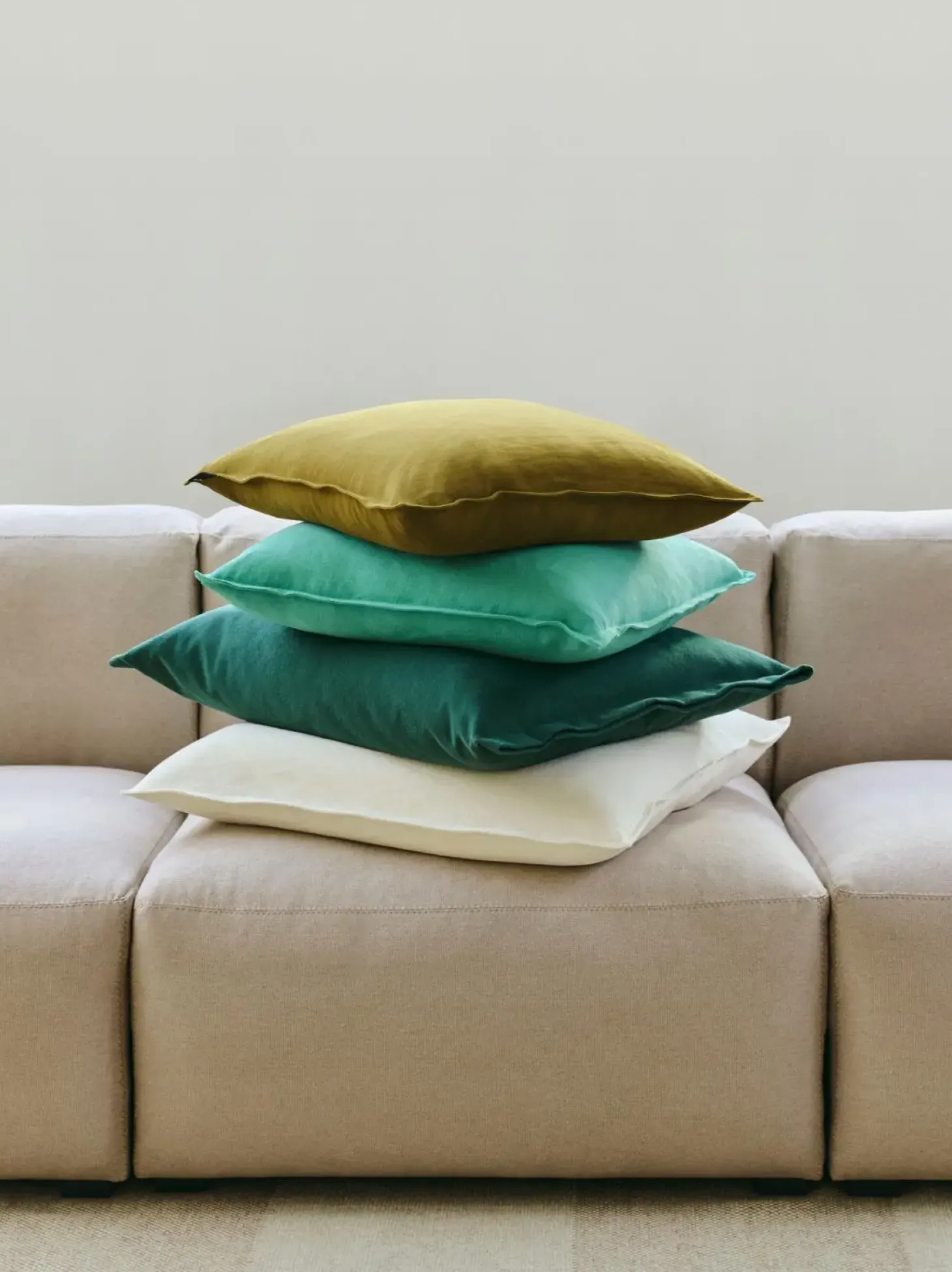 Hay - Linen Cushion Cover - 50 x 50 - Sky blue