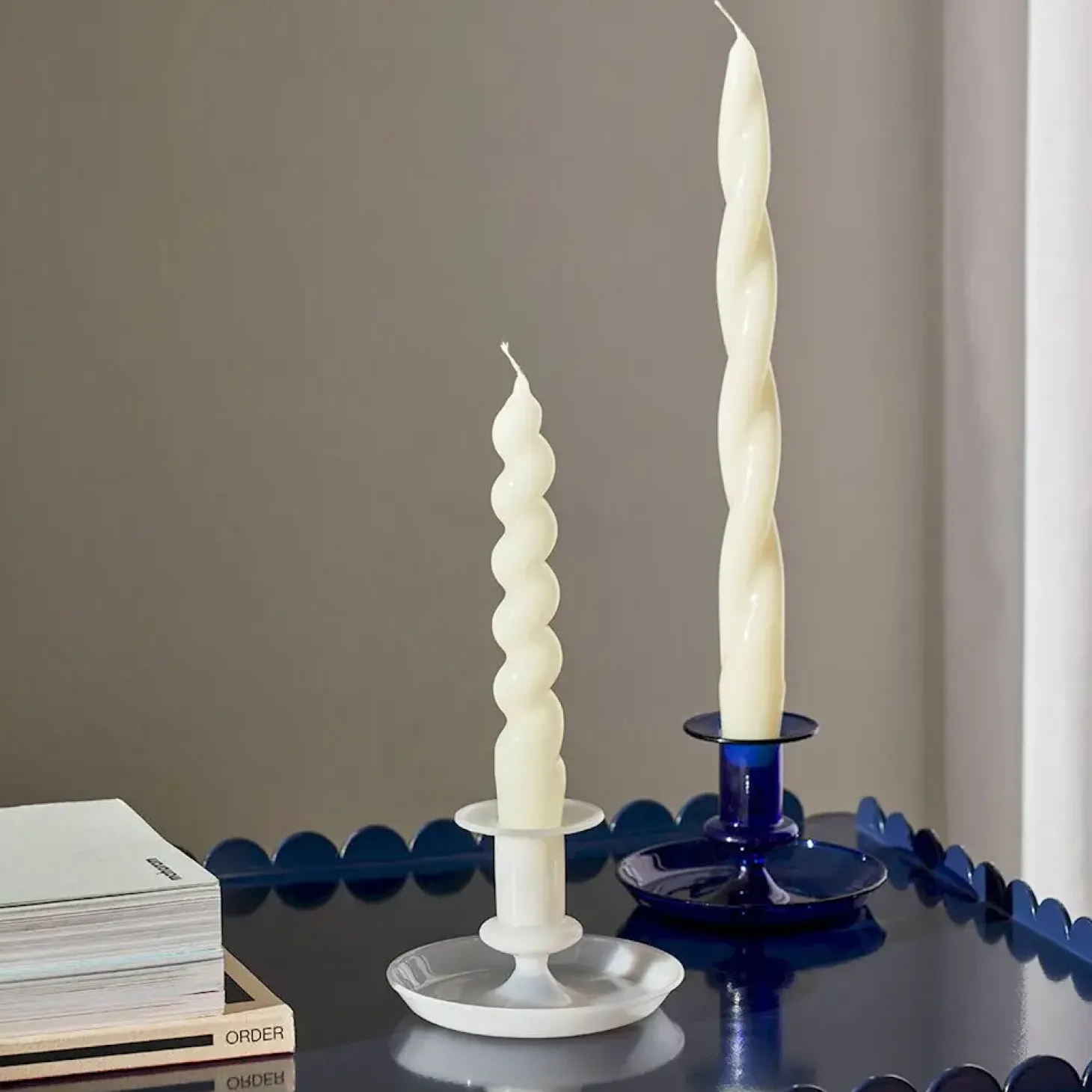 Hay - Lysestage - Flare - White / Hvid