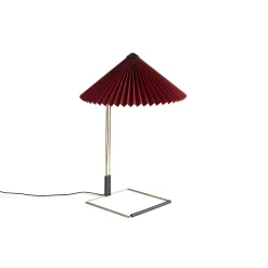 HAY - Matin bordlampe - Oxide red skærm (large)