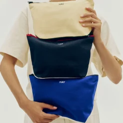 Hay - Multi Pouch - Small - Blå multi