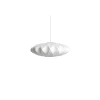 HAY - NELSON Saucer Crisscross Bubble Pendant - small - off white