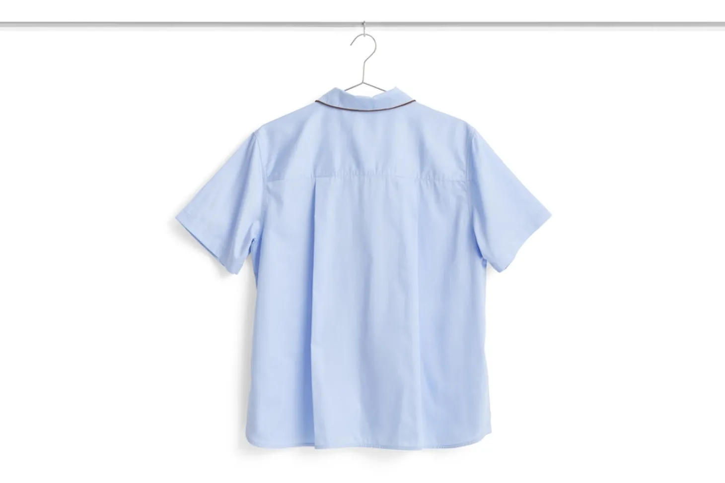 HAY - Outline Pyjama - Kortærmet Shirt - S/M - Soft Blue