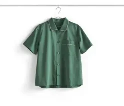 HAY - Outline Pyjama - Kortærmet Shirt - M/L - Emerald Green