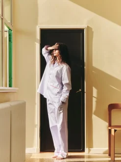 HAY - Outline Pyjama - Langærmet Shirt - XS/S - Lavendel