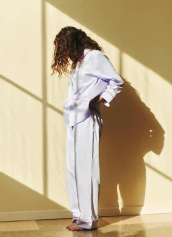 HAY - Outline Pyjama - Langærmet Shirt - S/M - Lavendel