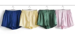 HAY - Outline Pyjama - Shorts - M/L - Soft Blue