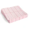 Hay - Pattern Napkins - Light pink and red grid - Lunch